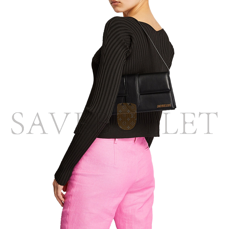 Ja*qvemvs leather le bambino long shoulder bag 22e221ba013 (28*13*6cm)